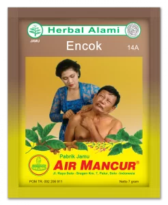 Jamu Air Mancur Encok 14A (7g) 10 Sachet - Ubat Lenguh Sendi, Sakit Urat & Kebas Badan / Herbal Alami Original Indonesia