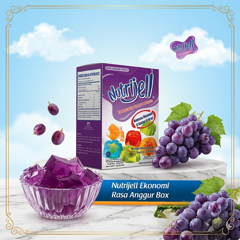 Nutrijell Anggur/Grape 1Box
